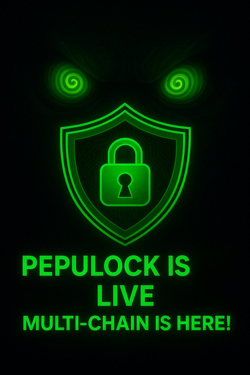 🚀 Official Announcement

PepuLock.com is LIVE 🧠✨

The wait is over. The multichain revolution of transparency, trust, and blockchain credibility has officially begun.

Built on the #PepeUnchained blockchain, PepuLock is a foundation of decentralized future built on