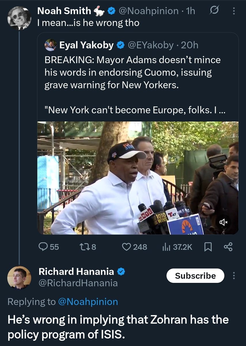 when you're so racist Richard Hanania asks you to hit the breaks