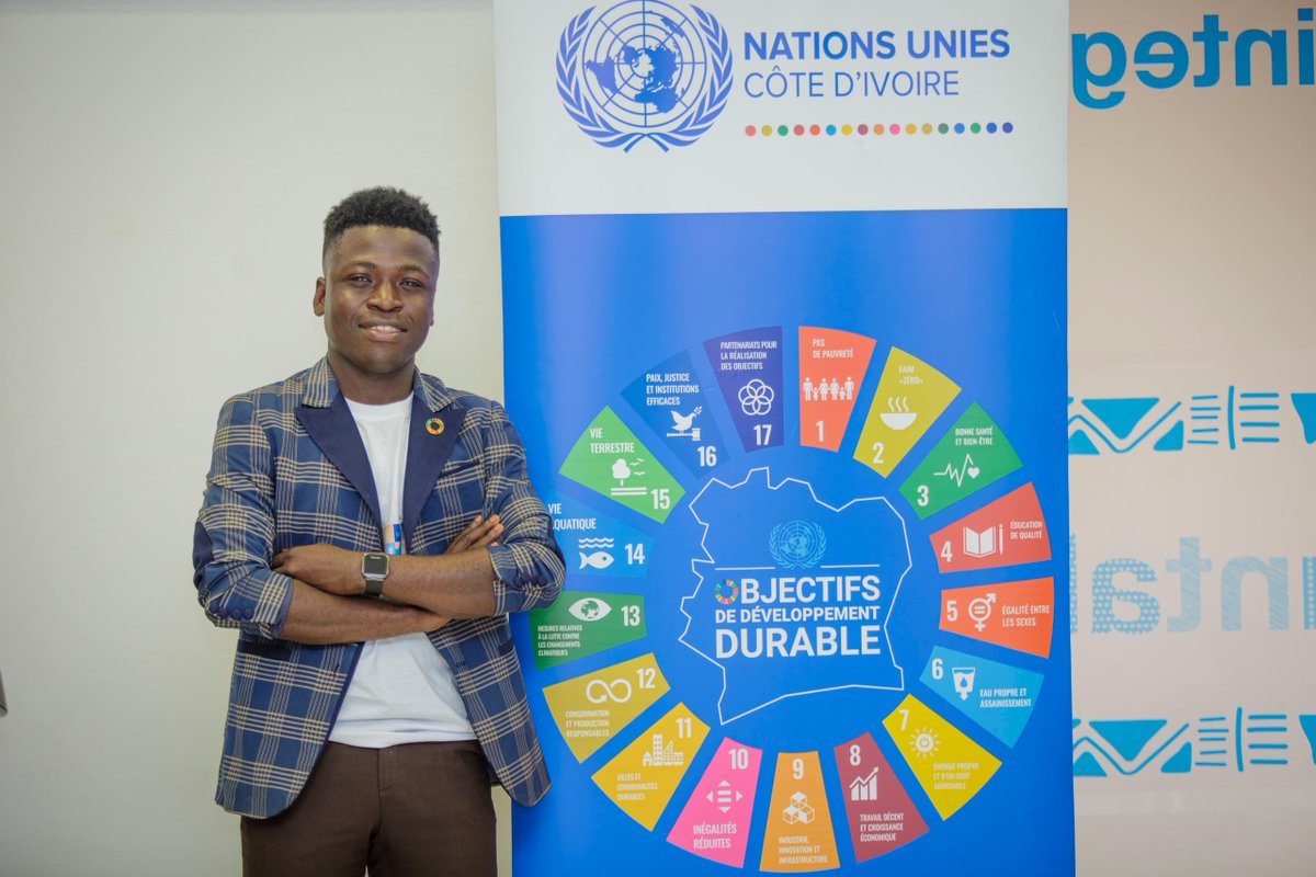 ONU_fr's tweet photo. Un Réseau national de jeunes leaders pour les #ObjectifsMondiaux a été lancé jeudi avec le soutien d'@ONU_CIV.

Cette communauté dynamique s’engage à mobiliser, inspirer &amp; stimuler l’action vers ces objectifs. https://t.co/9w5zCp3gKu #Youth4SDGs https://t.co/HlZhDplZT1