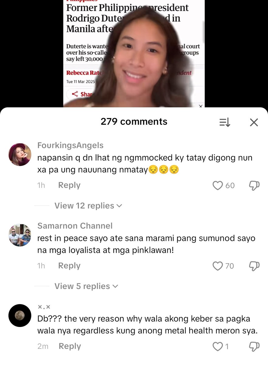 Kala ko di totoo ung may mga natutuwa sa pagkamatay ng kahit sino pero ibaa tlaga utak ng mga DDS.