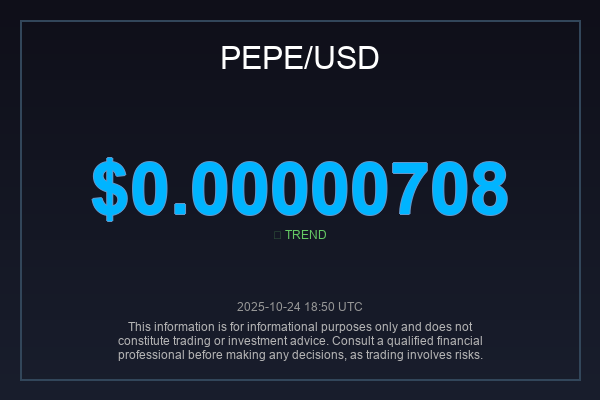_globalimpact's tweet photo. Froggy is holding strong at $0.00000708!  What's next for $PEPE? Could this be a springboard for a new climb? If you're feeling the bullish vibes, smash that retweet! #PEPEAnalysis #Altcoin #CryptoTrading https://t.co/FJPvTDTrDW