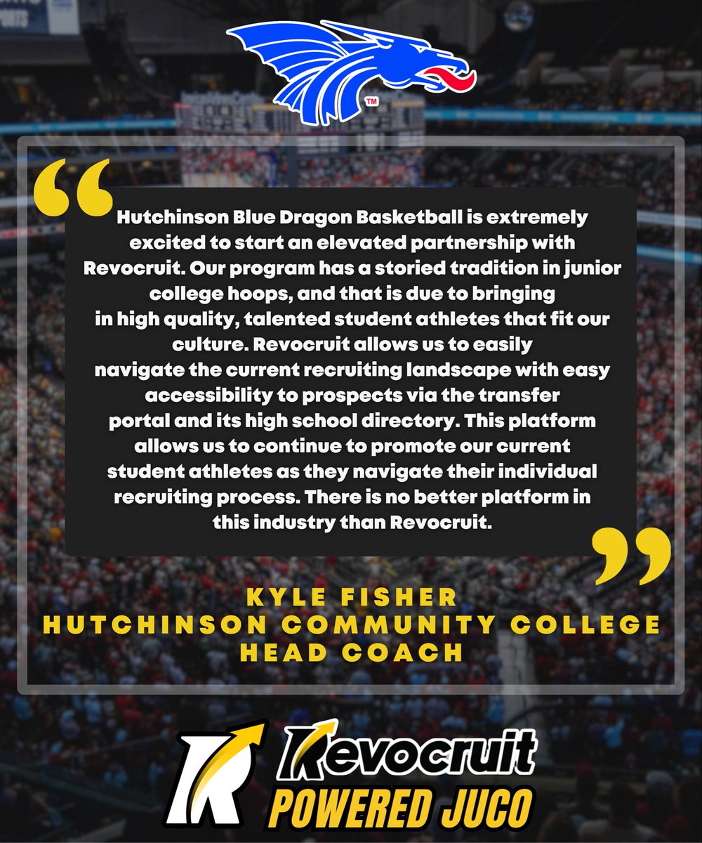 JC4PT's tweet image. 🚨 Revocruit Powered JUCO Alert
We’re excited to announce that Hutchinson Community College Men’s Basketball has been Elevated to a Revocruit Powered JUCO — joining an elite group of programs redefining exposure, connectivity, and recruiting at the junior college level.
🗣️…