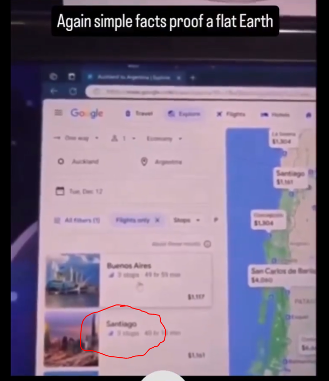 frudelik's tweet photo. @truthache68 Very "unfortunate" she didn't choose Chile instead and click on Santiago...
She would have found the direct, nonstop flight LA800 that lasts less then 13 hours.
#HowConvenient https://t.co/BKSzAMbqGM