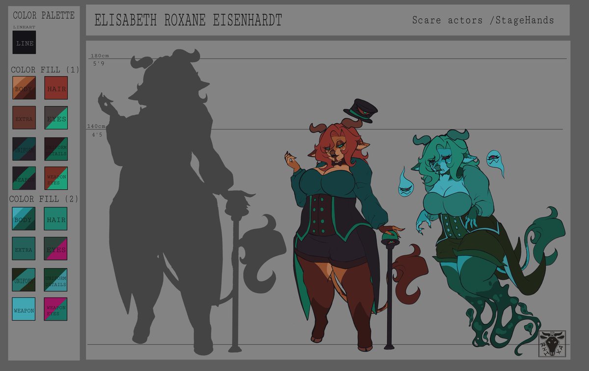 Forgot to upload it here, but.. I've made my sona in a hazbin hotel / Helluva boss style. 
Well, I should probably say that I tried - I'm not really good with that drawing style! uhuh. 
Anyway, hope you like it ! 

#HazbinHotel