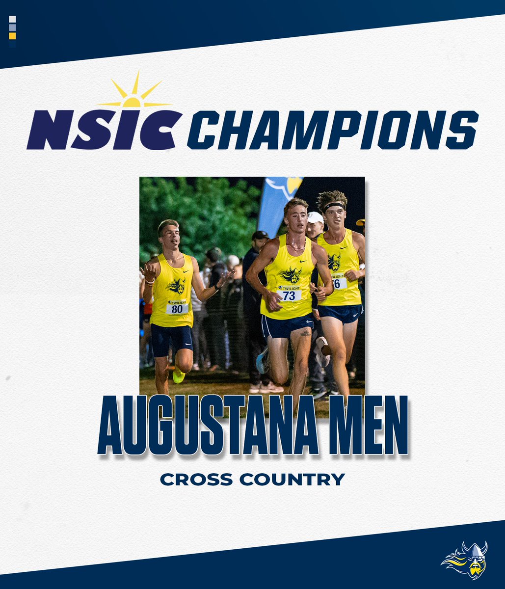 The dynasty rolls on 🏆🏆🏆🏆🏆🏆🏆🏆🏆🏆🏆🏆🏆🏆🏆

The <a href="/AugustanaTrack/">Augustana Track/XC</a> men win their 15th(!!) NSIC title in the last 16 seasons!

#BuildingChampions