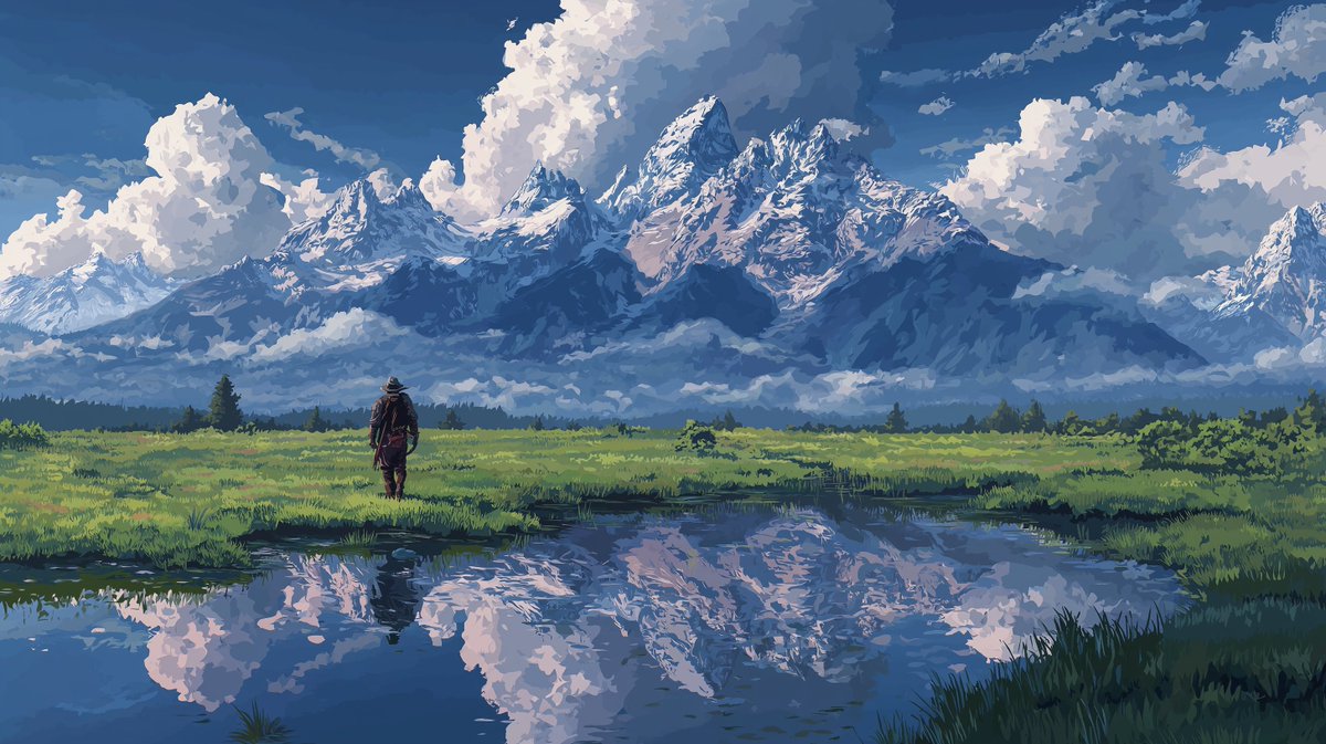 A beautiful reflection