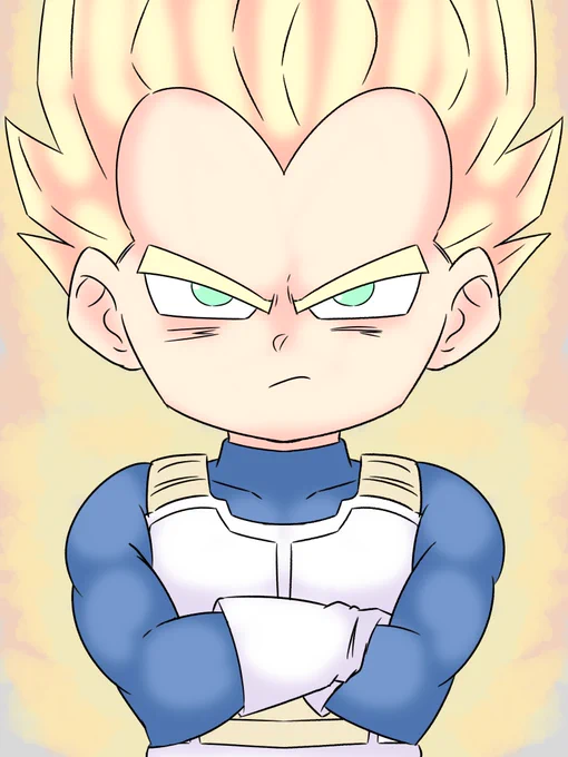 ベジータ『ドラゴンボールDAIMA』 #イラスト #ドラゴンボールDAIMA
