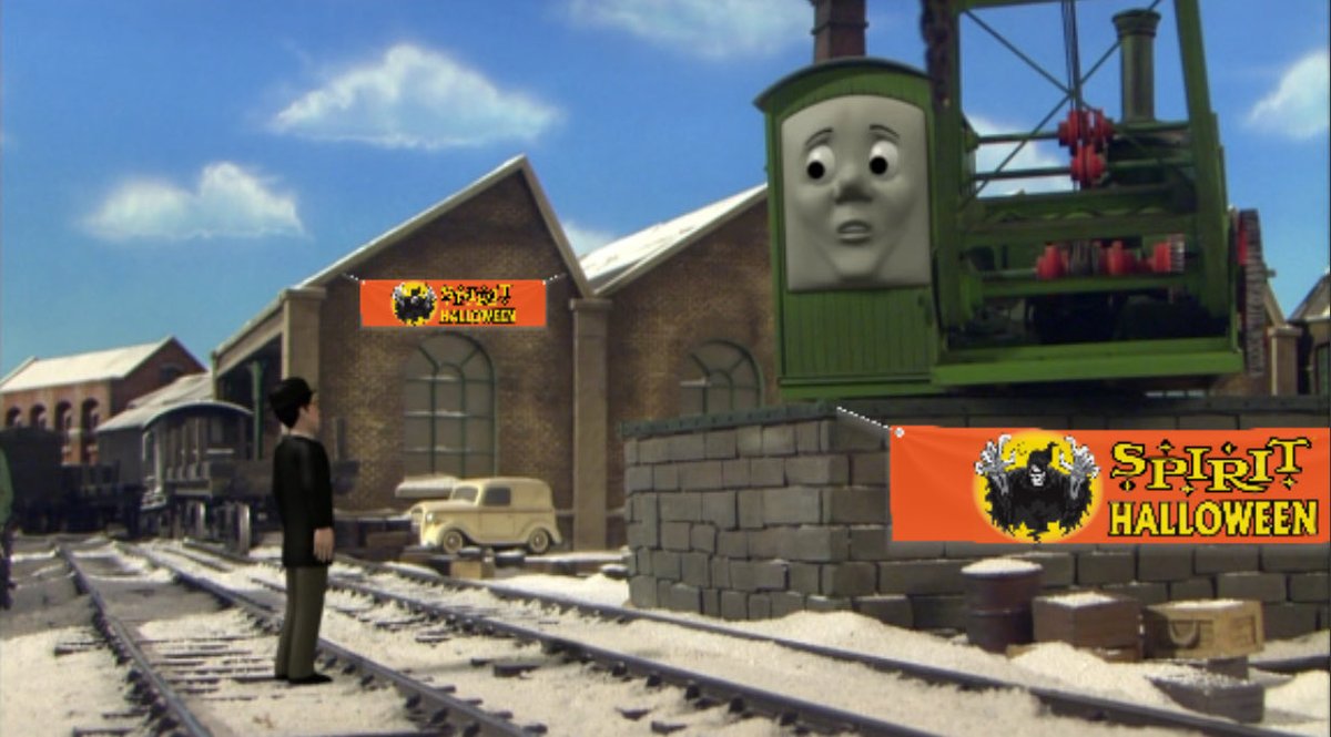 _Hazzabow17's tweet image. “Sorry Colin” said the Thin Controller Solemnly. “The Wharf has fallen on tough times”