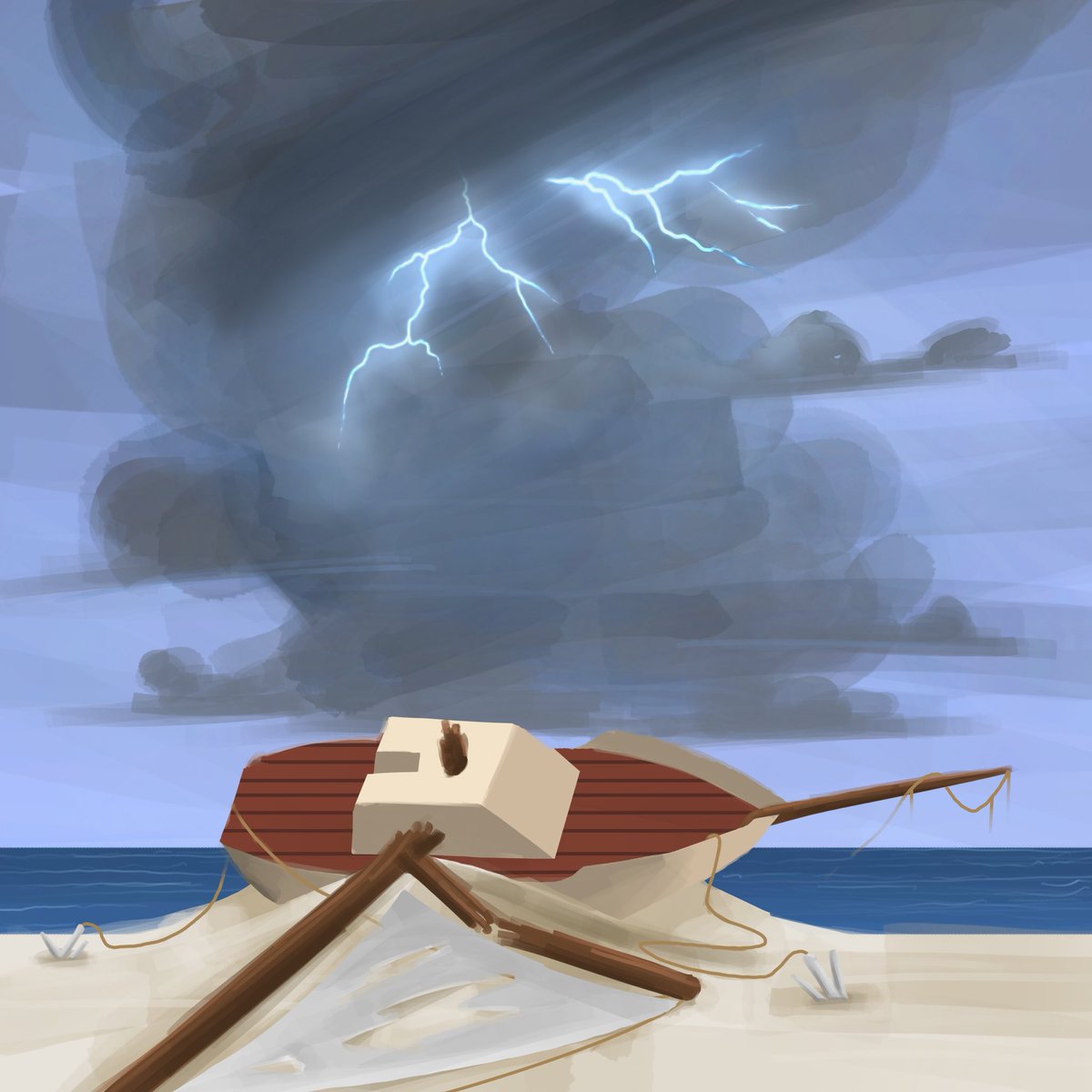 CosmicGills's tweet photo. #fishtober2025CG day 24: wreck https://t.co/W0Dd2CjAnc