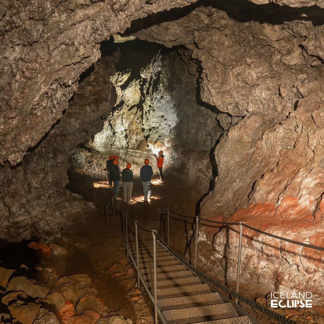IcelandEclipse's tweet photo. Venture into a cave shaped by 8,000 years of fire and stone.
Just 50 guests will descend into #Vatnshellir Lava Cave for an acoustic performance beneath Snæfellsjökull, where magma once carved chambers in the earth.
Choose this Side Quest with your festival pass through this link -> https://t.co/GYXZoig2we
#IcelandEclipse2026