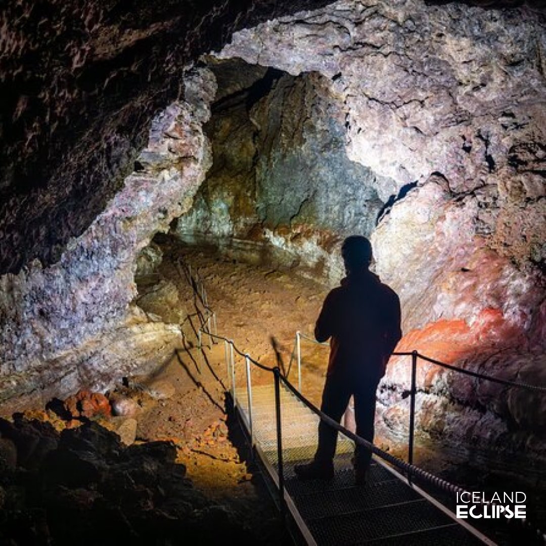 IcelandEclipse's tweet photo. Venture into a cave shaped by 8,000 years of fire and stone.
Just 50 guests will descend into #Vatnshellir Lava Cave for an acoustic performance beneath Snæfellsjökull, where magma once carved chambers in the earth.
Choose this Side Quest with your festival pass through this link -> https://t.co/GYXZoig2we
#IcelandEclipse2026