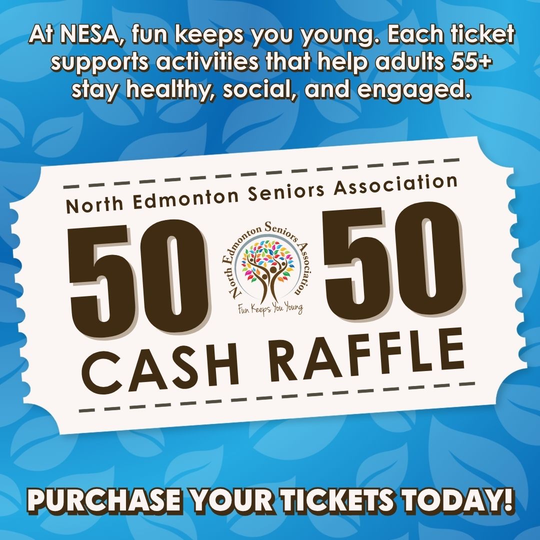 🎉 We are excited to announce another 50/50 Raffle Fundraiser!

At NESA, fun keeps you young. Each ticket supports activities that help adults 55+ stay healthy, social, and engaged.

🎟️ Purchase your tickets and join the fun: www2.rafflebox.ca/raffle/nesa
