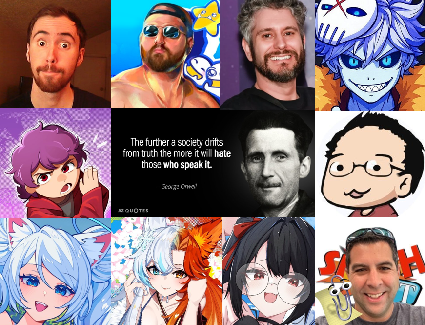 They were gamers, anime &amp; manga fans, and pop culture commentators who never touched politics. But as the world drifted from truth and woke politics invaded our hobbies, many content creators turned political to defend their passions. Leftists, thriving on lies and