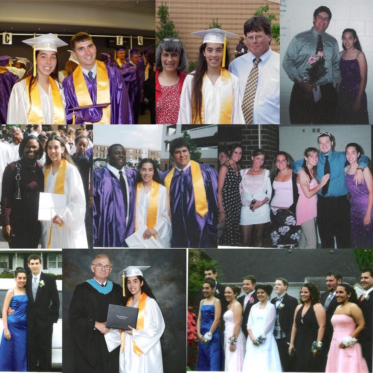 Pulled from my first Facebook Album I created after getting my JMU email address! 🤣 
DCHS Class of 2005! 💜🤍 20 years!