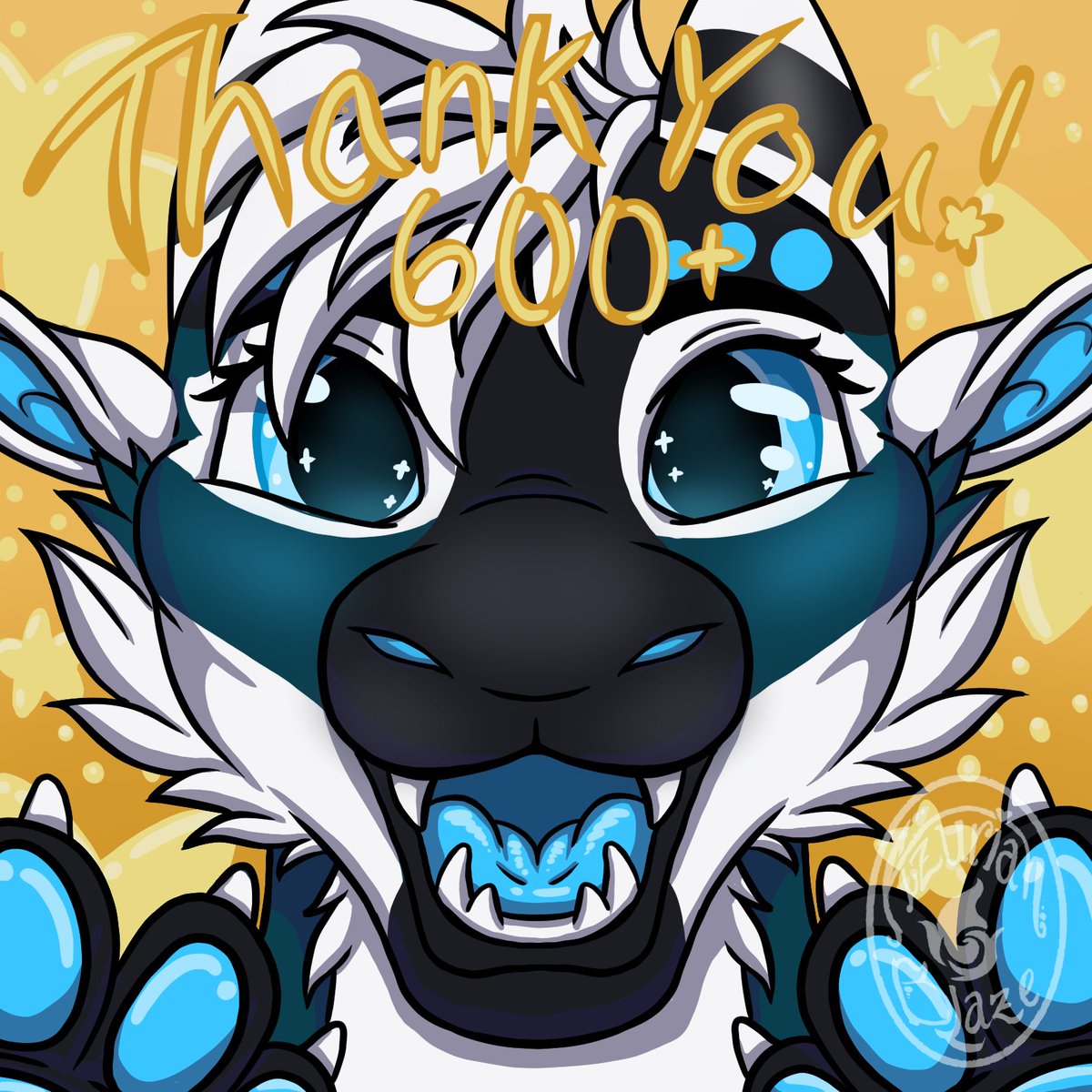 600!! Wow!! Thank you all so much!!

To celebrate, I’ll do a small raffle with 1 winner who gets their character drawn how Nitris is drawn below! 

The requirements are:
- Must be following me!
- Comment your character!
- Repost!

Thank you all again for all of your support! 💖