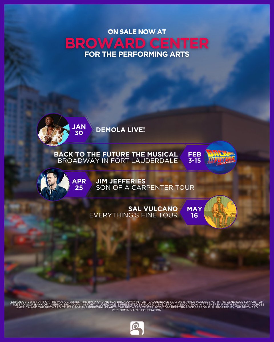 Broward Center tweet media
