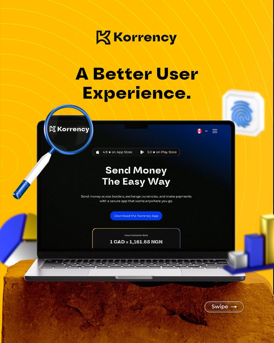 SendKorrency's tweet photo. A new chapter for Korrency starts today.
We’ve refreshed everything — our app, our website, but how you move money remains same.
Simple, smart, and built for life across borders. 🌍

Swipe to explore.👉🏽 https://t.co/kBeSWgS3K1