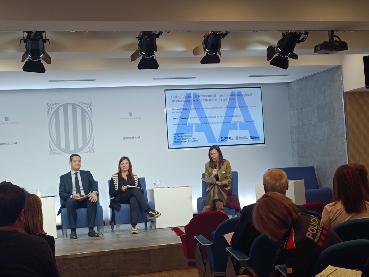 SASPAT, Servei d'Atenció a les Persones Afectades pel Terrorisme.
Avui hem assistit a l'acte de presentació d'aquest nou servei per garantir una atenció personalitzada a les víctimes. Falta però una llei.
Confiem en l'excel·lència del servei. Gràcies 
<a href="/justiciacat/">Justícia</a> <a href="/govern/">Govern de Catalunya</a>