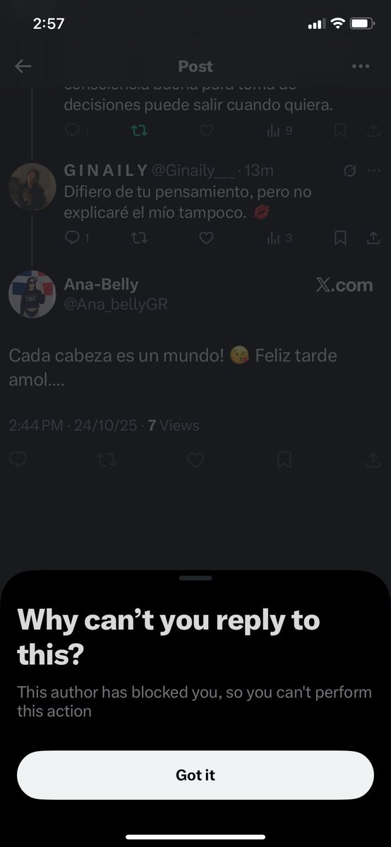 Ginaily___'s tweet photo. Pero si cada cabeza es un mundo, no me bloquees por diferir de tu opinión 🥹🥹 Díganle a Ana que podemos ser amigas, que vuelva 😔😭🤣 #rpsm #LaCasaDeAlofoke2 https://t.co/hj37MJqvGc