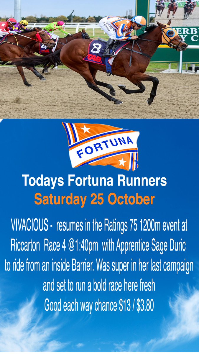 Fortuna Thoroughbred Racing tweet media