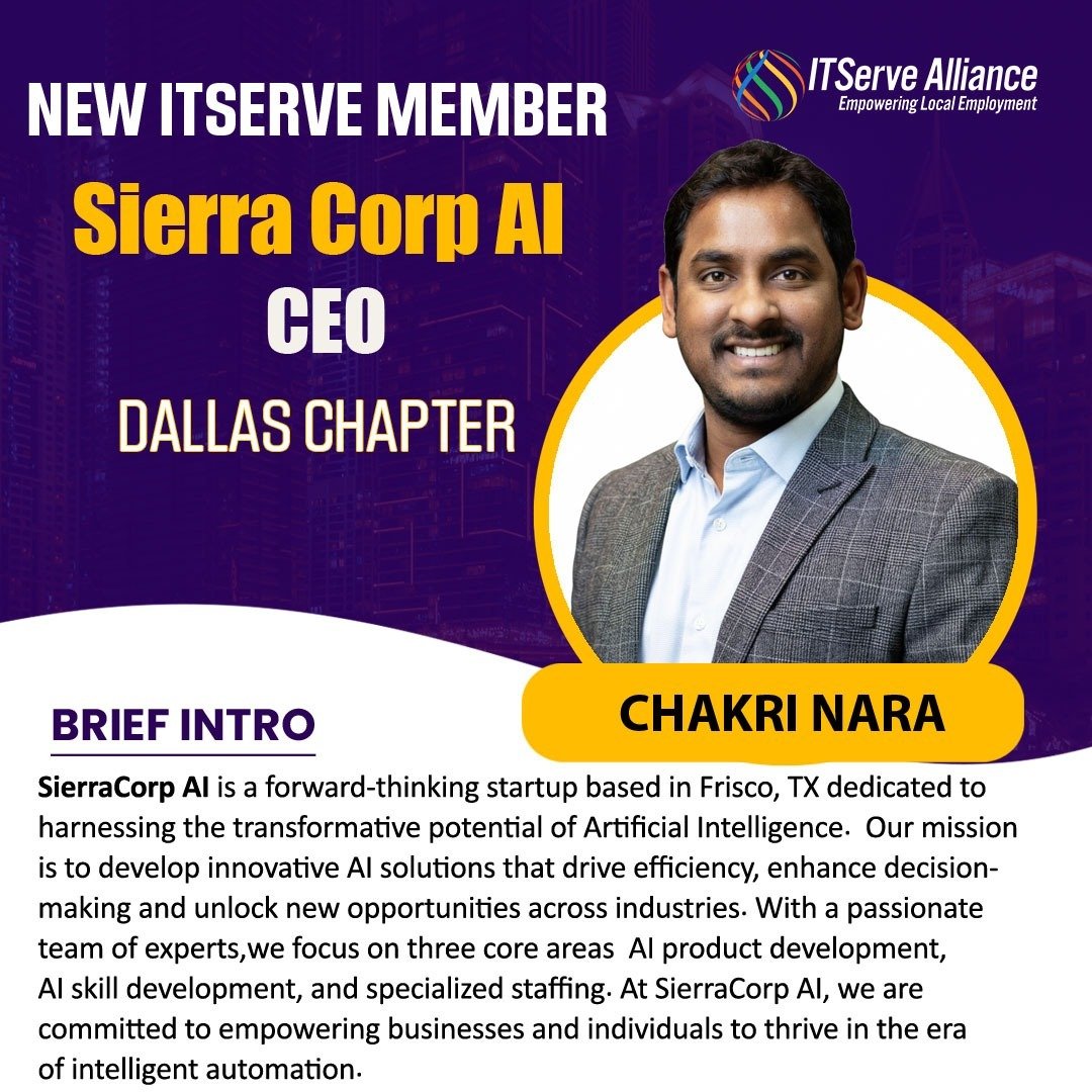 ITServeorg's tweet image. Let’s welcome  Chakri Nara to the ITServe Family. Please get in touch, network, collaborate wherever necessary, and help support each other.

For more details: itserve.org

#ITServeAlliance #ITServeFamily #WelcomeAboard #Networking #Collaboration #TogetherWeGrow…