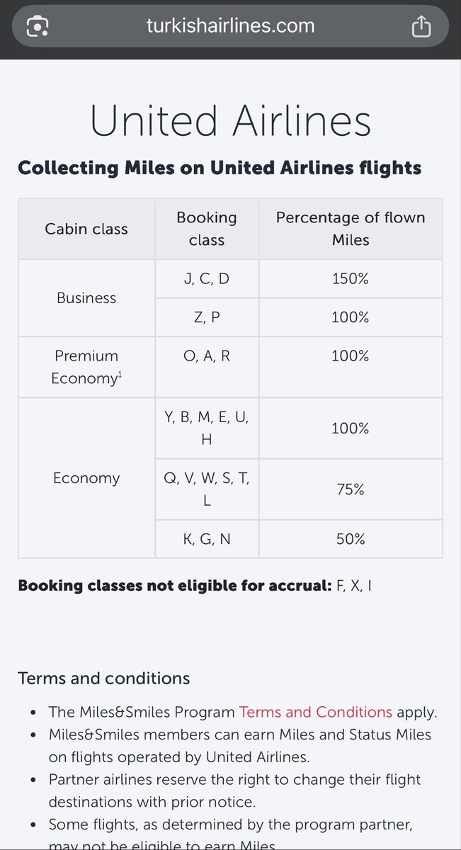 memohitg's tweet photo. Hi @united , I flew Turkish Airlines few days back but didn’t see my airmiles added. @TurkishAirlines is your partner airline per @staralliance . When requested missing points, it says that the travel class is ineligible. I travelled class Y &amp; have boarding pass. Plz Help https://t.co/z8vhPnQQ4e