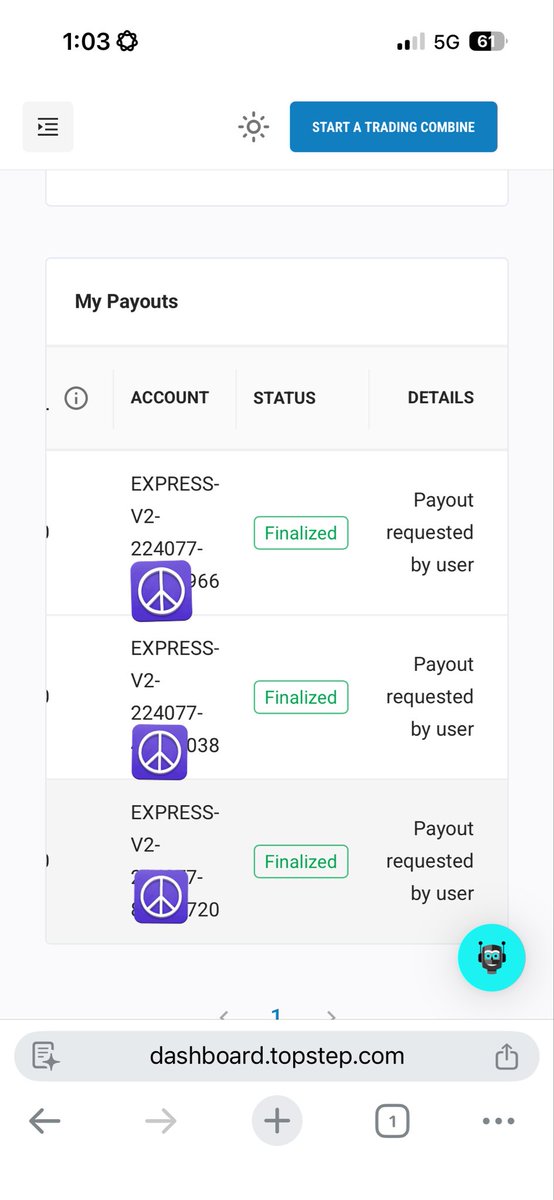 LukeYoder6's tweet image. Same day processed. 3/4 accounts requested going into the weekend. Pure class @MichaelPatak @Topstep
