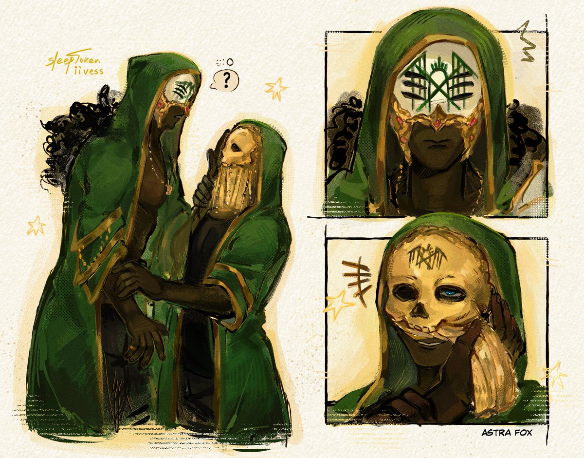 AstraFox32's tweet image. iivess kisses 🥹

#sleeptoken #sleeptokenart