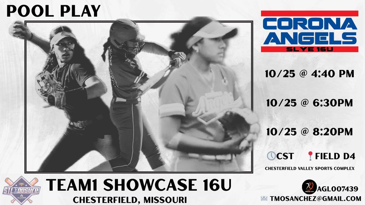 Game times !!

Watch us compete !!

#CAAllDay

#Team1fastpitch