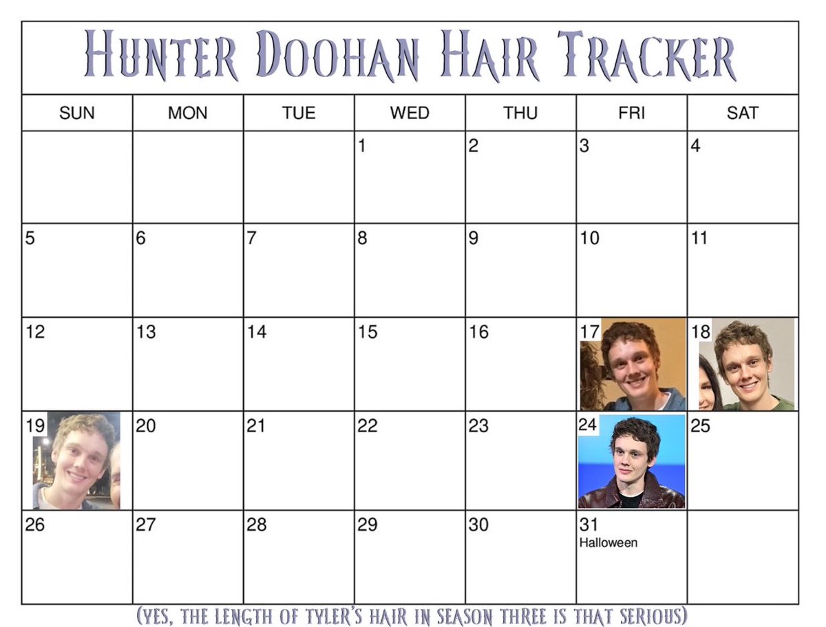 weyler hq ♡ (@weylerhq) on Twitter photo The Hunter Doohan hair tracker to stay up to date on what Tyler’s hair length may be for Season 3 of ‘Wednesday’, has been updated. The Hunter Doohan hair tracker to stay up to date on what Tyler’s hair length may be for Season 3 of ‘Wednesday’, has been updated.