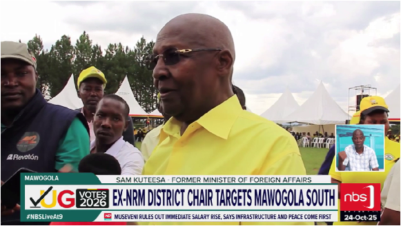 Former NRM district chairperson for Sembabule, Sam Kahamba Kuteesa, has vowed to fight tirelessly to eliminate the opposition from Mawogola South Constituency, currently represented by NUP’s Gorreth Namugga.

<a href="/ZNamusaazi/">zainab namusaazi</a> 

#UgVotes2026  #NBSUpdates  #NBSLiveAt9