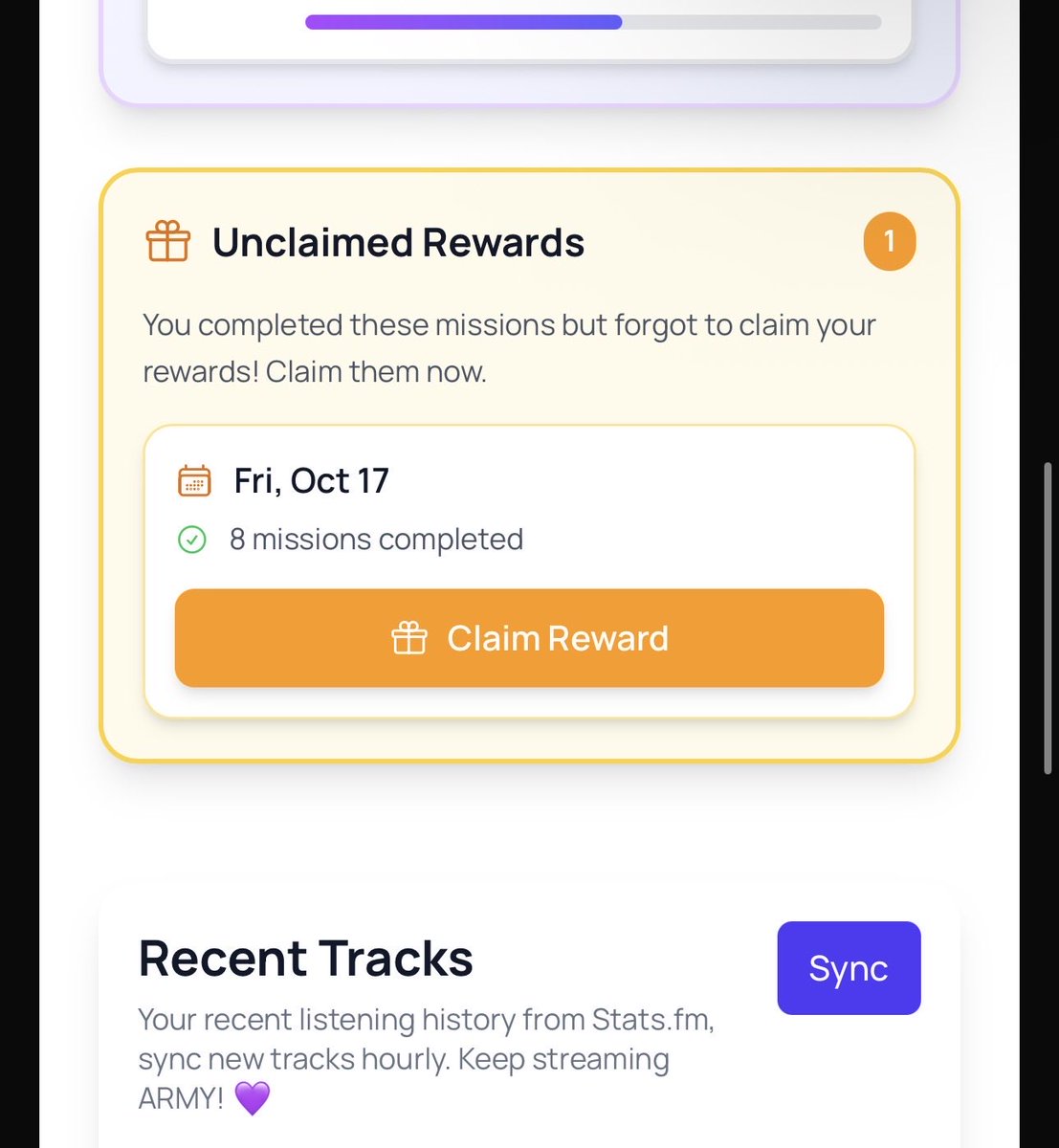 b_cdapp's tweet photo. You can now claim your individual reward from previous dates if you forgot to before it resets. https://t.co/EtgocstxPj