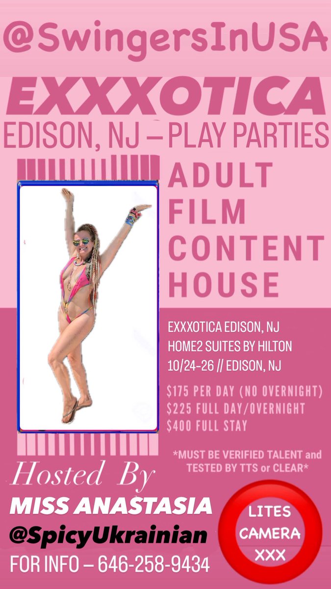 #EXXXOTICA EDISON, NJ 
10/24–26 // #SWINGERSPARTIES &amp; #CONTENTHOUSE EVENTS 

HOSTED BY <a href="/MarcoPoloProds/">10/24-26 EXXXOTICA EDISON NJ</a> / <a href="/MarcoPoloProds2/">10/24-26 EXXXOTICA EDISON NJ</a> FOR <a href="/SwingersInUSA/">10/24-26 EXXXOTICA EDISON NJ</a>