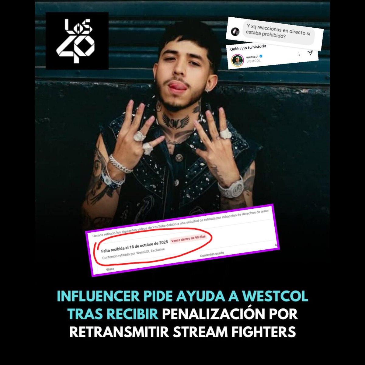 soykbrayo's tweet photo. EL PRECIO DE ADMIRAR A WESTCOL

@WestCOL y su equipo me dieron STRIKE en @YouTube
Lo irónico es que fue del canal de alguien que admiraba y seguía WestCOL, reaccioné al Stream Fighters 4 con toda la emoción del momento, no insulté, no pirateé, no gané nada y tampoco moneticé. https://t.co/uG2nr4T14K