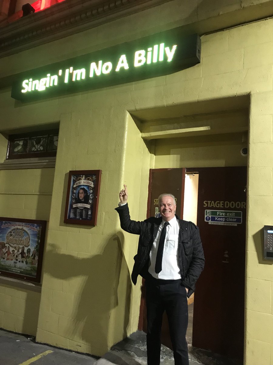 simonweir1's tweet photo. Here we go again! At @paviliontheatreglasgow for the final run of the 20th anniversary tour of #billyandtim Two more shows tomorrow! #theatre #glasgow #pavilion https://t.co/zki01FlMEC