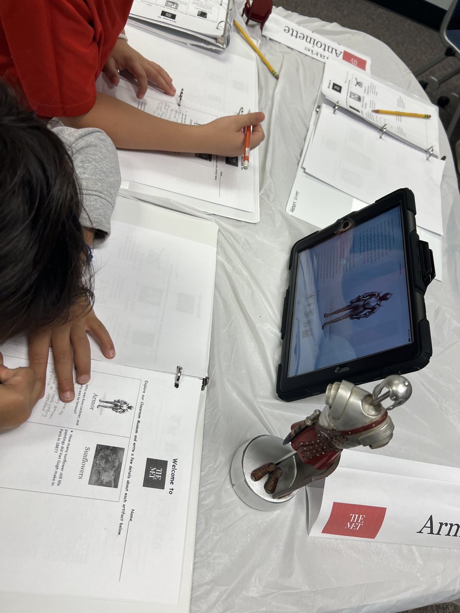 mollychenson's tweet photo. See you at The Met!  Creating our own Met Museum to discover the antiquities in our novel #fromthemixedupfilesofmrsbasilefrankweiler.  Students accessed @wakelet  to learn information about each item! @CobbSchools @CobbAlp @COBB_ELA @davistigers87 @DrAshleyBeasley @JennCarusone https://t.co/yVfjnXiDjt