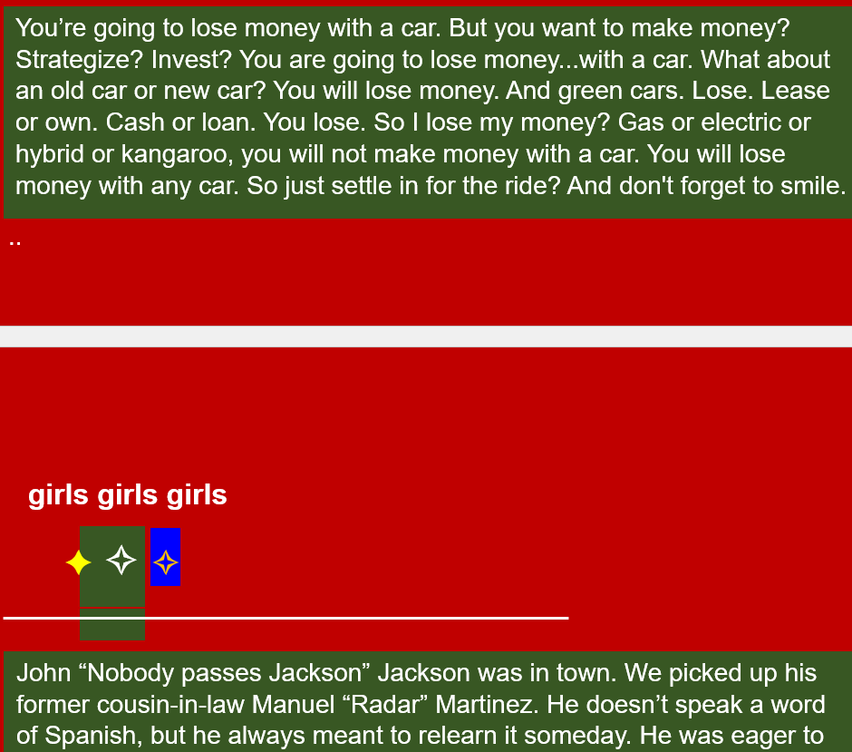 Short Stories, Short Plays, and Other Short Things
 ivica podnar(c)2023
a PDF eBook (86 pages) of humour with original art
(satisfaction guaranteed)

..
muchka com