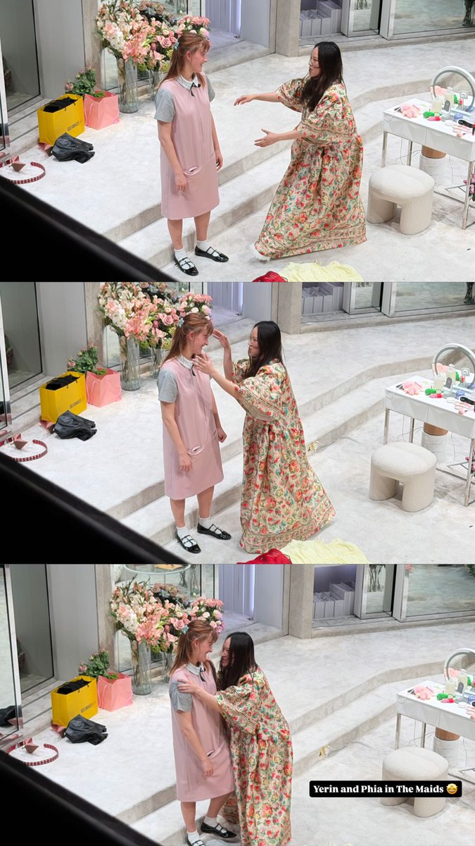 Phia Saban and Yerin Ha as Solange and Madame in “The Maids.”🖤

📸: <a href="/thebanelights/">☁️</a> ✨