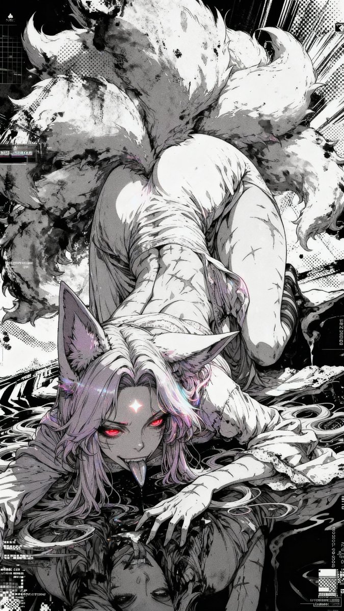 Ninjaa 零 (@pixelninjaart) on Twitter photo She stretches… don’t lose yourself She stretches… don’t lose yourself