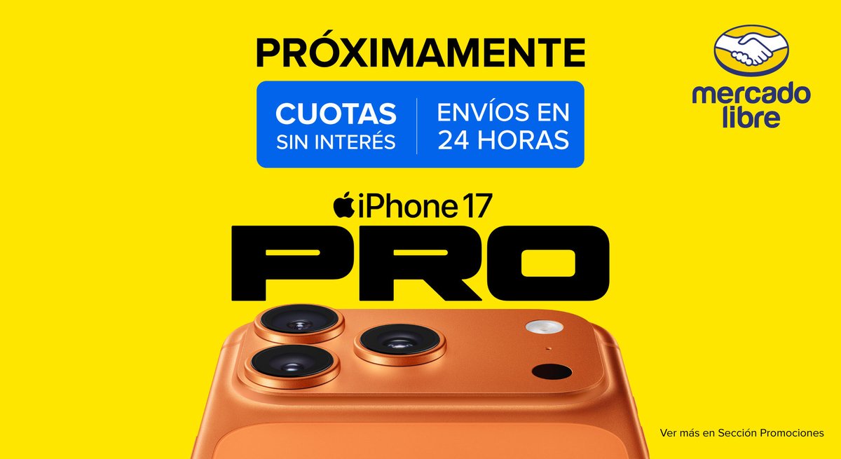 🇦🇷 Apple llega a Arg con <a href="/Mercadolibre/">Mercado Libre</a> 

Desde noviembre vas a poder comprar la nueva generación de iPhone 17 de forma directa en su nueva Tienda Oficial, con financiación y envíos rápidos a todo el país. 💛 🍏

mercadolibre.com.ar/a/store/leads-…