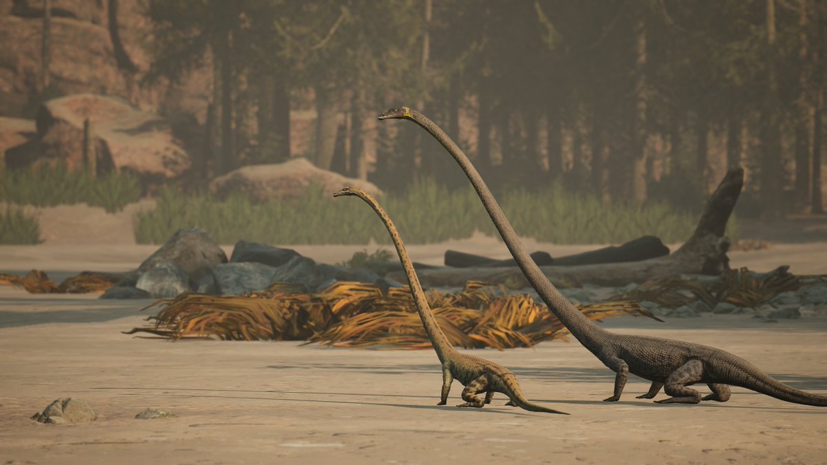 pathoftitans's tweet image. Have you seen the Tanystropheus making some really long waves on the shores of Gondwa? Do you think it makes a better friend or food?
#pathoftitans #dinosaurs #dinosaurgame #aquaticai #tanystropheus