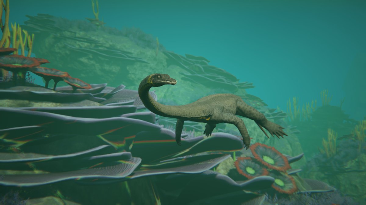 pathoftitans's tweet image. Have you seen the Tanystropheus making some really long waves on the shores of Gondwa? Do you think it makes a better friend or food?
#pathoftitans #dinosaurs #dinosaurgame #aquaticai #tanystropheus