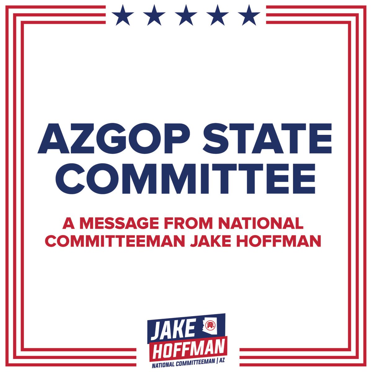 JakeHoffmanAZ's tweet photo. We cannot have a State Party Chair serving two masters going into 2026.

We need a CD1 candidate who is 100% focused on holding that seat for the GOP & President @realDonaldTrump.

We also need a Party Chair who is 100% focused on raising millions of dollars to win back the Governorship, Secretary of State, and Attorney General, while holding our legislative majority.

Personal feelings about the Chairwoman should not be a factor in whether or not she should resign.

Similarly, surveys from the Chair are unnecessary and have no place in the decision.

The only path forward that ensures Republicans are positioned for victory in 2026 is for Gina Swoboda to resign immediately.

Then a special meeting of the State Committee should be noticed and immediately held to elect a new Chairman.