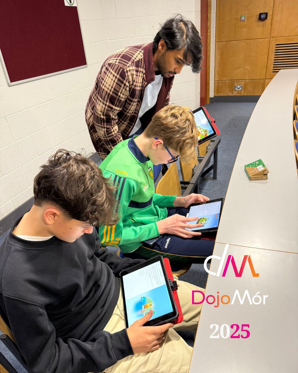DojoMor2025's tweet image. 💻✨What a day! Huge thank you to everyone who made DojoMór 2025 such a success - from students and teachers to parents, venue hosts and volunteers across Ireland.
Thousands of young coders joined us online and in-person to explore the power of code.
#DojoMór2025 #CodingForKids