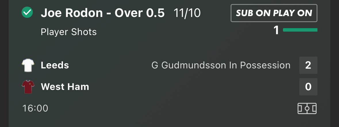 Didn’t take long for that to land! That’s another winning NAP to keep the good run going.

Hope a few took the bigger prices with some c25/1 for a headed goal knocking around