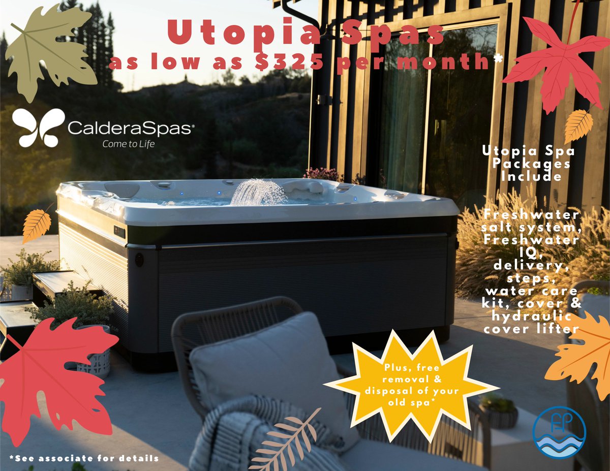 FronheiserPools's tweet photo. Hot Tub Financing Event — Happening Now!
Relax today and pay over time with easy financing options on all hot tubs. 💦 https://t.co/dGPUV8Xyuv