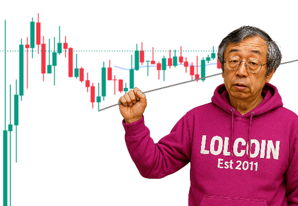 luckylurkyluke's tweet image. Another #lolcoin mystery: we used to rely upon anonymous creator Mitsubishi Goldstein who was perfectly holding up the ever rising trendline. He did so without fail. For months. Most bullish chart. Until around mid-September.
I already suspected, looking at his slightly tired…