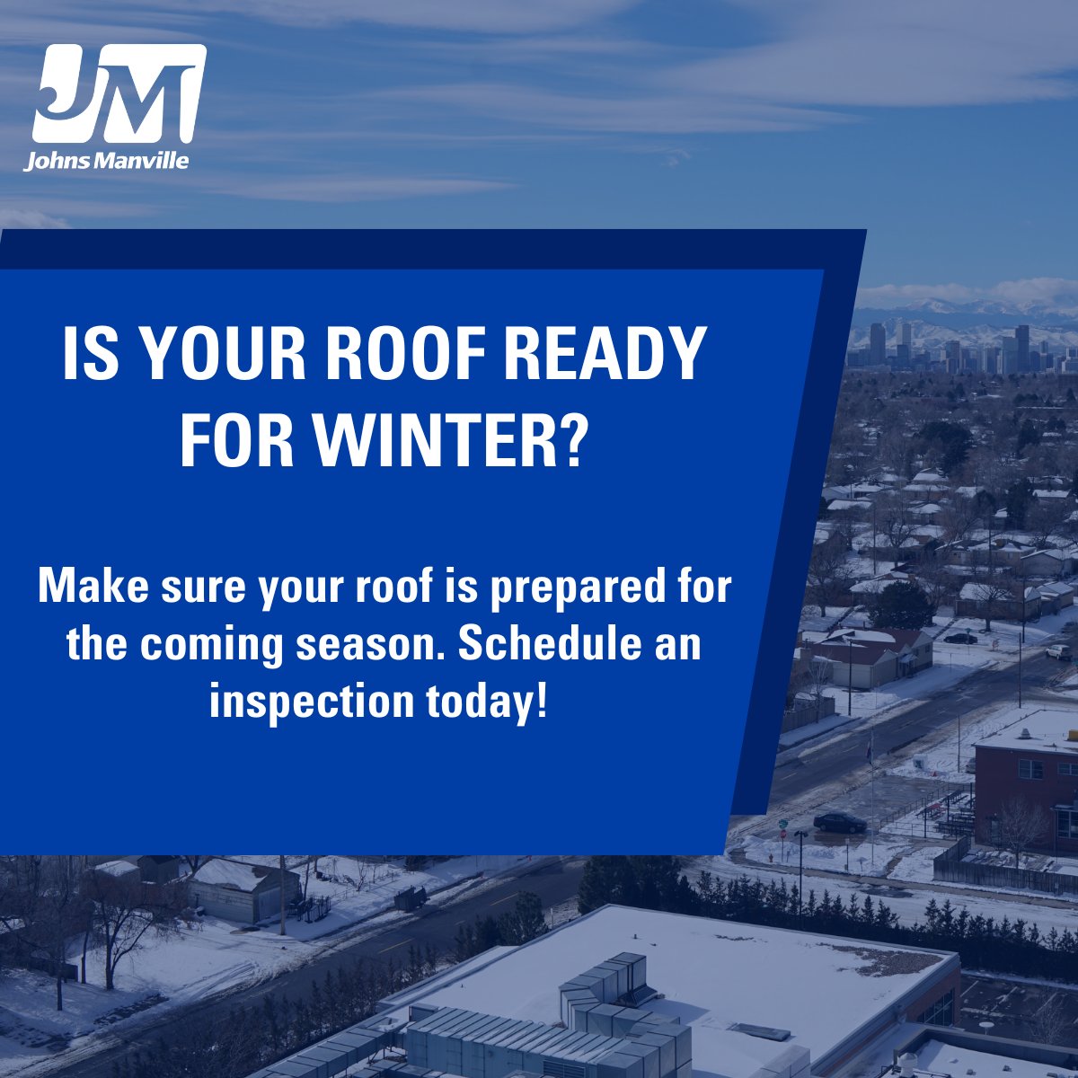 JMRoofingSystem's tweet image. Heavy rain, snow, and standing water can add weight, overwhelm drainage, and shorten your roof’s lifespan. Clear drains, gutters, and downspouts now to prevent costly damage later. Schedule an inspection today and keep your building protected all season long!