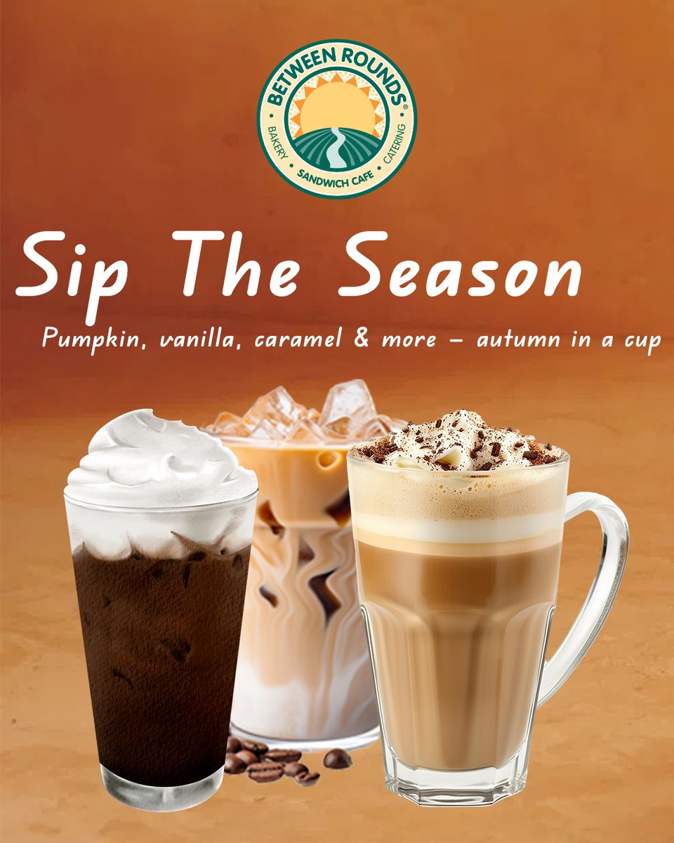 BetweenRoundsUS's tweet image. Sip the season! Pumpkin, Vanilla, Caramel &amp;amp; more -- Autumn in a cup!
