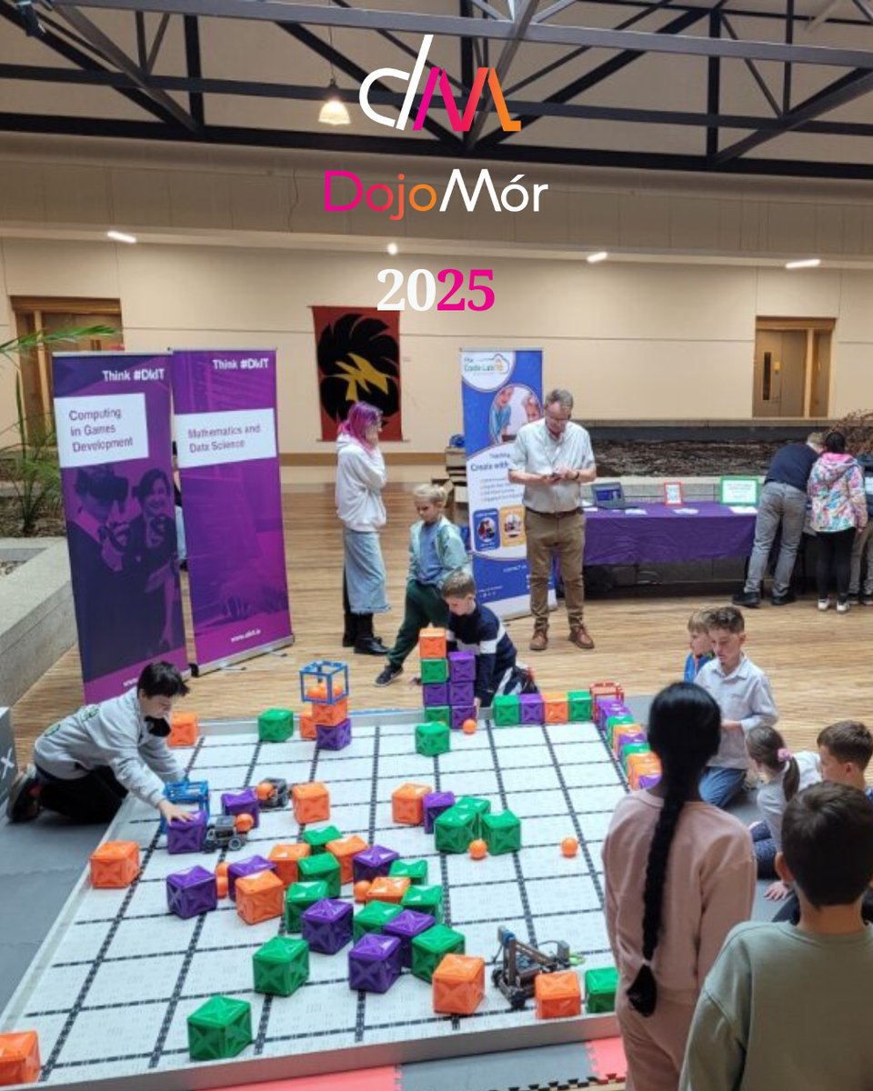 DojoMor2025's tweet image. 💻✨What a day! Huge thank you to everyone who made DojoMór 2025 such a success - from students and teachers to parents, venue hosts and volunteers across Ireland.
Thousands of young coders joined us online and in-person to explore the power of code.
#DojoMór2025 #CodingForKids